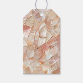 Peach-Toned Moeder van Pearl Mosaic Medium Gift La Cadeaulabel (Voorkant)