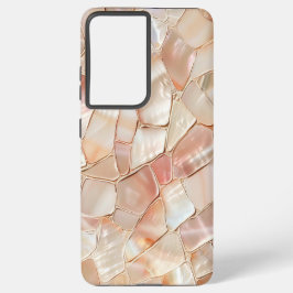 Peach-Toned Moeder van Pearl Mosaic Samsung Galaxy Hoesje