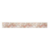 Peach-Toned Moeder van Pearl Mosaic Satijnen Lint (Voorkant)