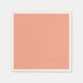 Peach Tranquility Servet (Voorkant)