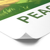 Peach Tree Georgia Reisprint Poster (Hoek)