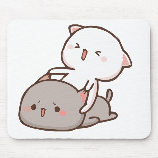 Peach Trolling Goma Mouse Pads Muismat (Voorkant)