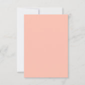 Peach Twinkle Lights RSVP Kaartje (Voorkant)