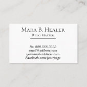 *~* Peach Universe Lavender and Pink Galaxy Nebula Visitekaartje (Achterkant)