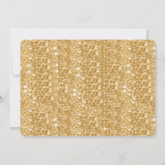 Peach Verjaardagsfoto uitnodigingen (Achterkant)