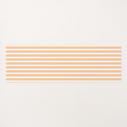Peach  Vertical Stripped  Yogamat (Achterkant (horizontaal))