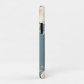 Peach waterverf floral Mrs bruiloft gift Case-Mate iPhone Case (Achterkant/rechts)