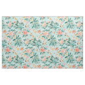 Peach Waterverf Floral Stof (Fat Quarter)