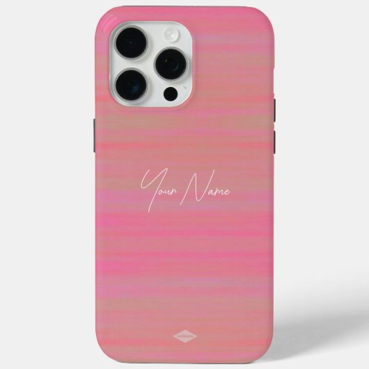 Peach Waterverf Look mobiele telefoon geval Case-Mate iPhone Case (Achterkant)