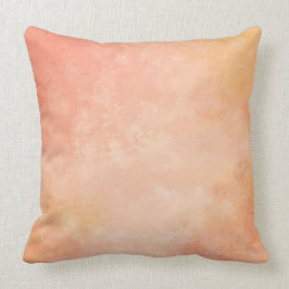 Peach Waterverf werpen kussen