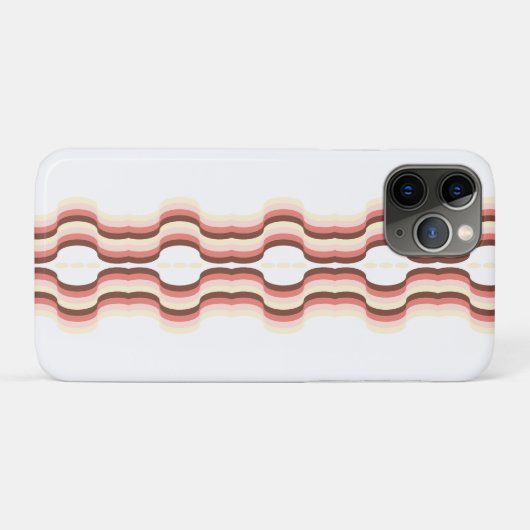 Peach Wave Symmetry Case-Mate iPhone Case (Achterkant (horizontaal))