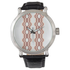 Peach Wave Symmetry Horloge