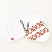 Peach Wave Symmetry Notitieboek (Binnen)