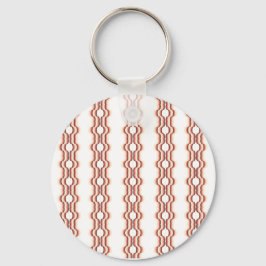 Peach Wave Symmetry Sleutelhanger