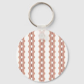 Peach Wave Symmetry Sleutelhanger (Achterkant)