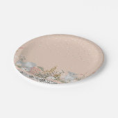 Peach Woodland Lamb Paper Bord (Gekanteld)