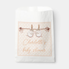 Peach-y Baby schoenen Bedankzakje