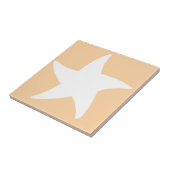 Peach Zee Star Tegeltje (Zijkant)