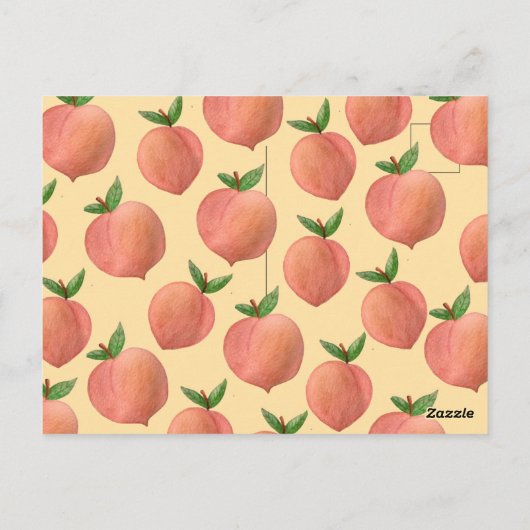Peaches Briefkaart (Achterkant)