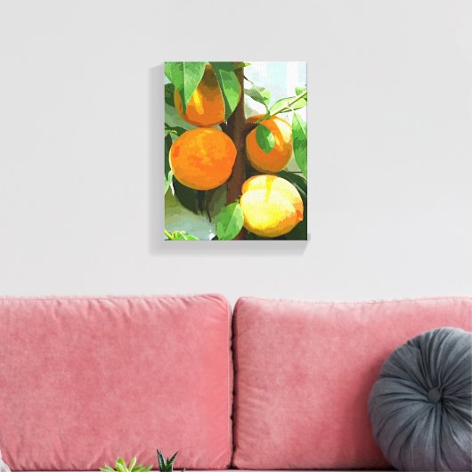 PEACHES CANVAS AFDRUK (Insitu (Woonkamer))