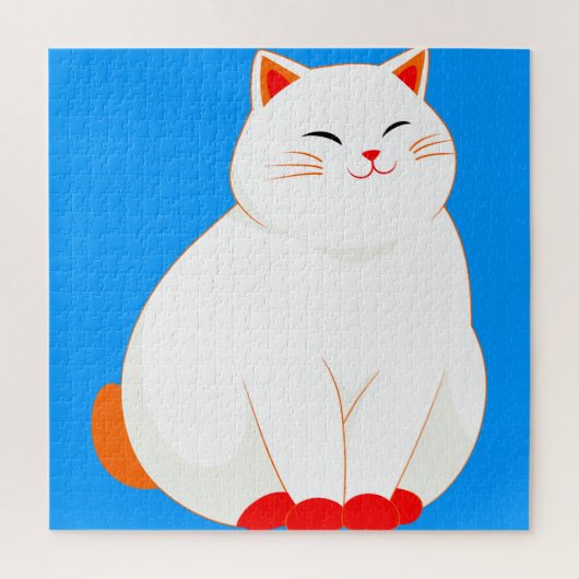 Peaches, de glimlachende kat legpuzzel (Verticaal)