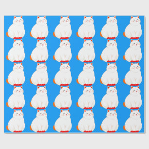 Peaches, de Lachende Kat Cadeaupapier