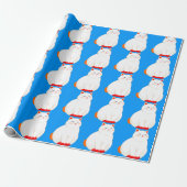 Peaches, de Lachende Kat Cadeaupapier (Uitgerold)