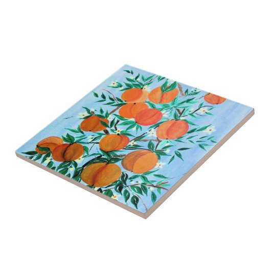 Peaches Galore Tegeltje (Zijkant)