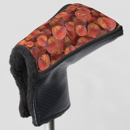 Peaches Golf Putter Hoesje Golfheadcover (3/4 voorkant)