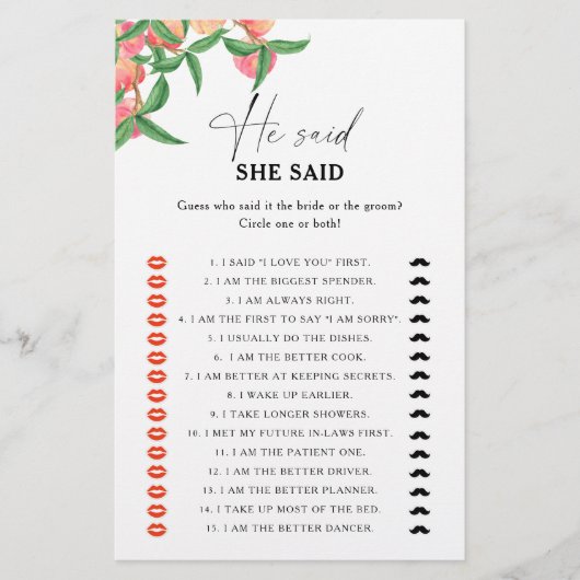 Peaches - Hij zei dat ze zei vrijgezellenfeest spe (Voorkant)