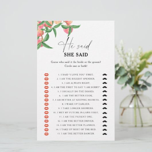 Peaches - Hij zei dat ze zei vrijgezellenfeest spe (Staand voorkant)