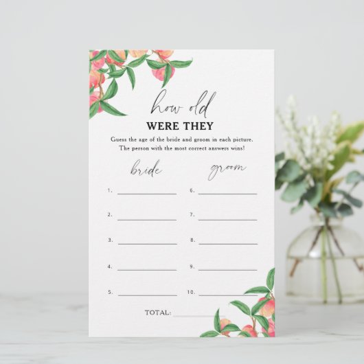 Peaches - Hoe oud waren ze bruidsspel (Staand voorkant)