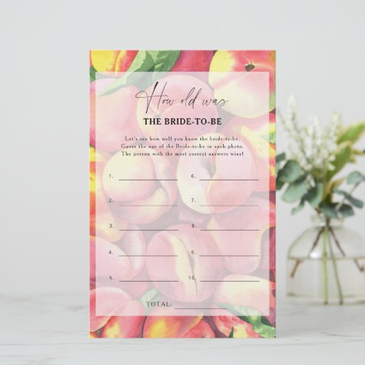 Peaches - Hoe oud was de bruid om te spelen (Staand voorkant)