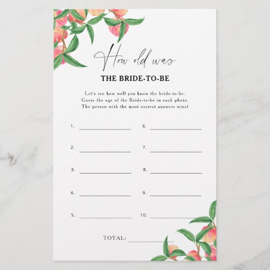 Peaches - Hoe oud was de bruid om te spelen (Voorkant)