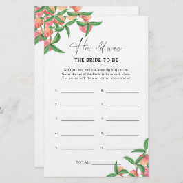 Peaches - Hoe oud was de bruid om te spelen