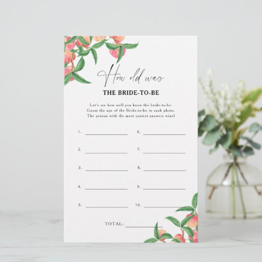 Peaches - Hoe oud was de bruid om te spelen (Staand voorkant)