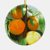PEACHES KERAMISCH ORNAMENT (Voorkant)