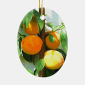 PEACHES KERAMISCH ORNAMENT (Achterkant)