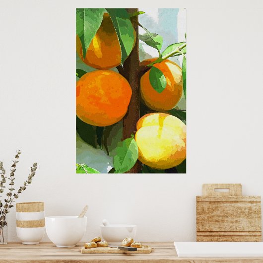 PEACHES POSTER (Keuken)