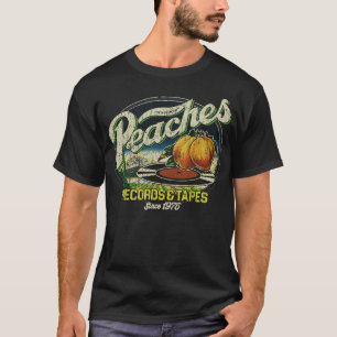 Peaches Records Tapes 1975 Honkbal T-shirt