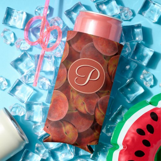 Peaches Slim Koelbox Seltzer Blikjeskoeler (Insitu Zomer)