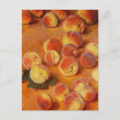 Peaches still Life Claude Monet Briefkaart (Voorkant)