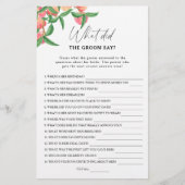 Peaches - Wat zei de bruidegom bruidsspel (Voorkant)