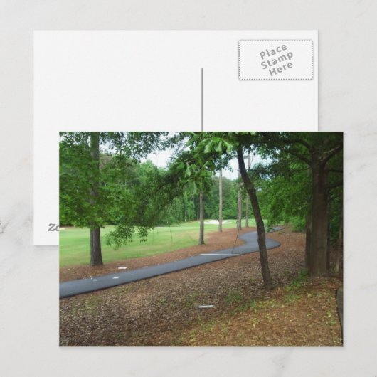 "PEACHTREE CITY, GA" BRIEFKAART (Voorkant / Achterkant)