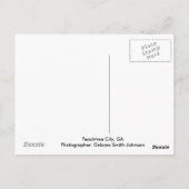 "PEACHTREE CITY, GA" BRIEFKAART (Achterkant)