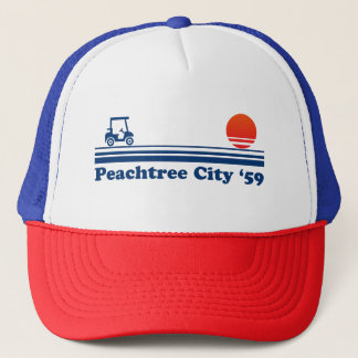 Peachtree City Georgia Lifestyle Golfkar Zonsonder Trucker Pet