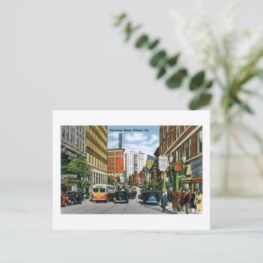 Peachtree Street, Atlanta, Ga Briefkaart (Staand voorkant)