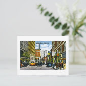 Peachtree Street, Atlanta, GA Briefkaart (Staand voorkant)