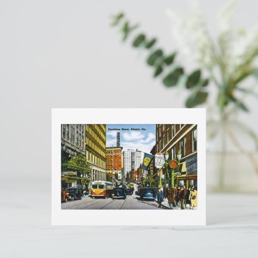 Peachtree Street, Atlanta, GA Briefkaart (Staand voorkant)