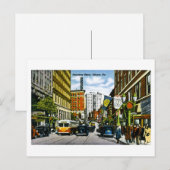 Peachtree Street, Atlanta, GA-Briefkaart Briefkaart (Voorkant / Achterkant)